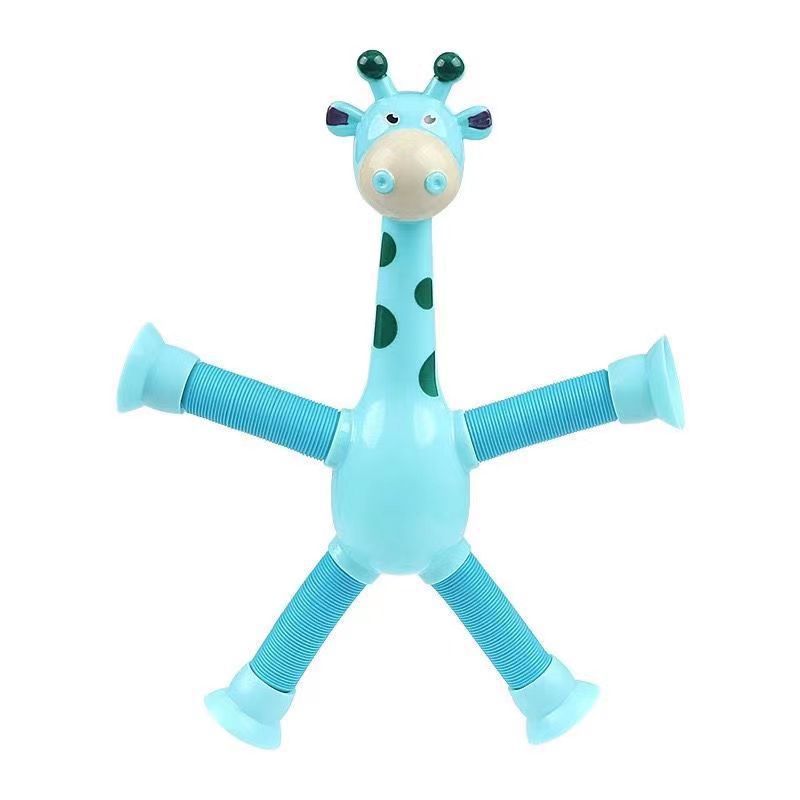 Kit Girafinhas Criativas Estica e Gruda Com Luz De LED - Diversão Garantida Para As Crianças