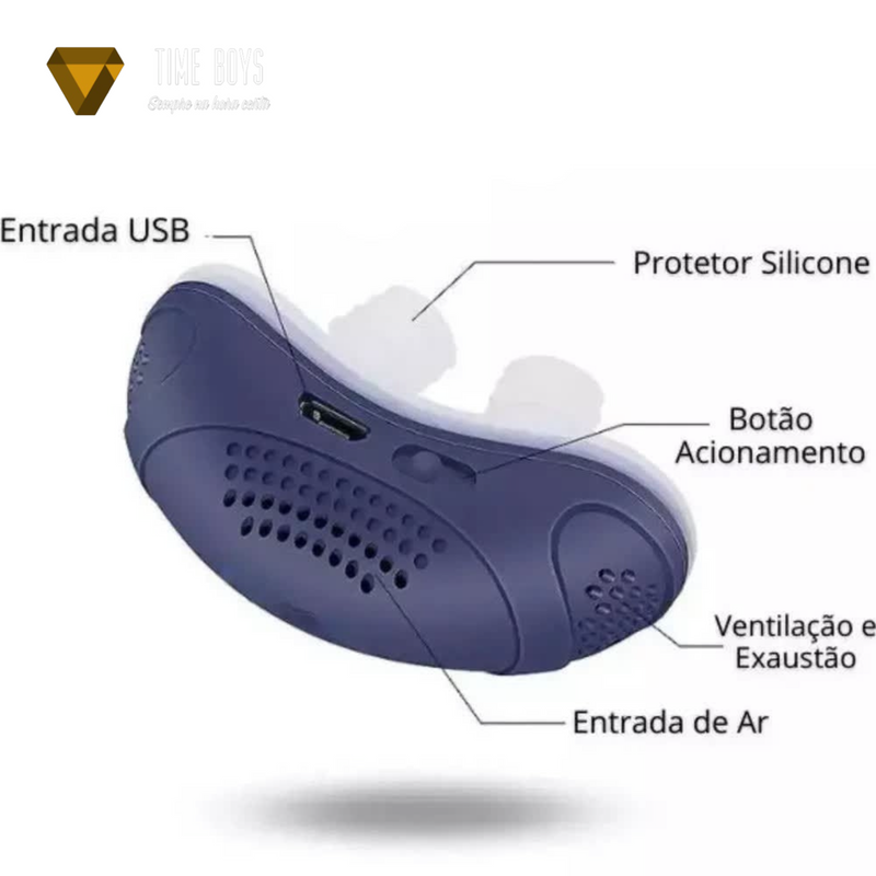 Aparelho Anti Ronco Eletrônico Mini CPAP - Aprovado pelos especialistas da CHEGA DE RONCO.