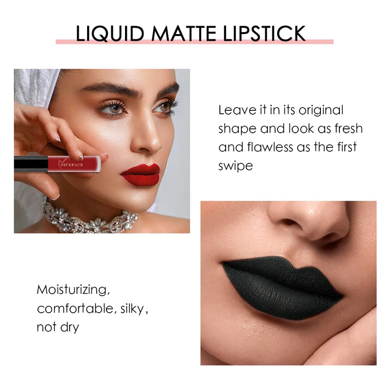 Niceface Nude Liquid Lipsticks - Desperte Sua Beleza Natural